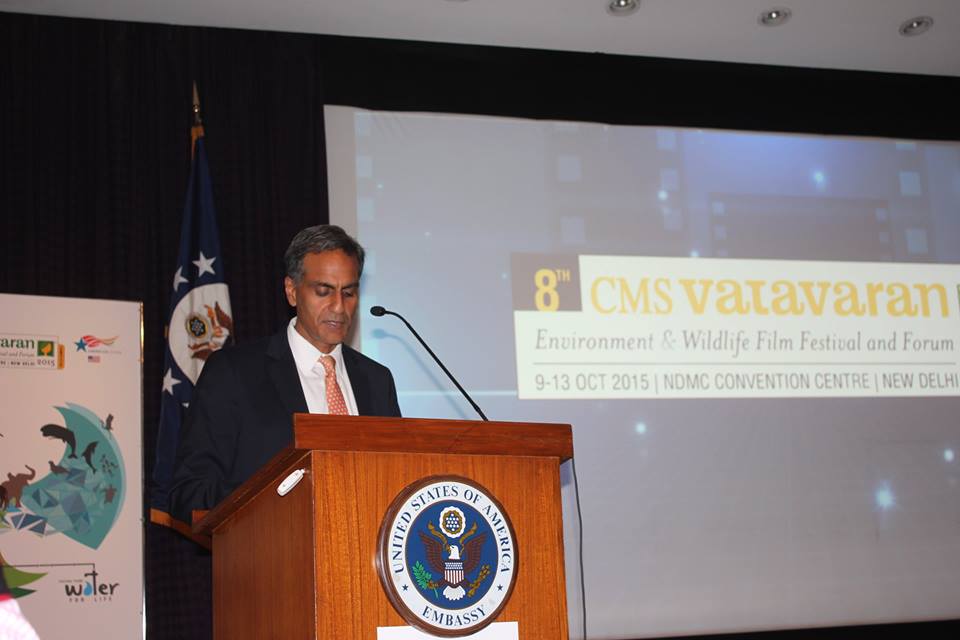 Ambassador Richard Verma addressing the audience