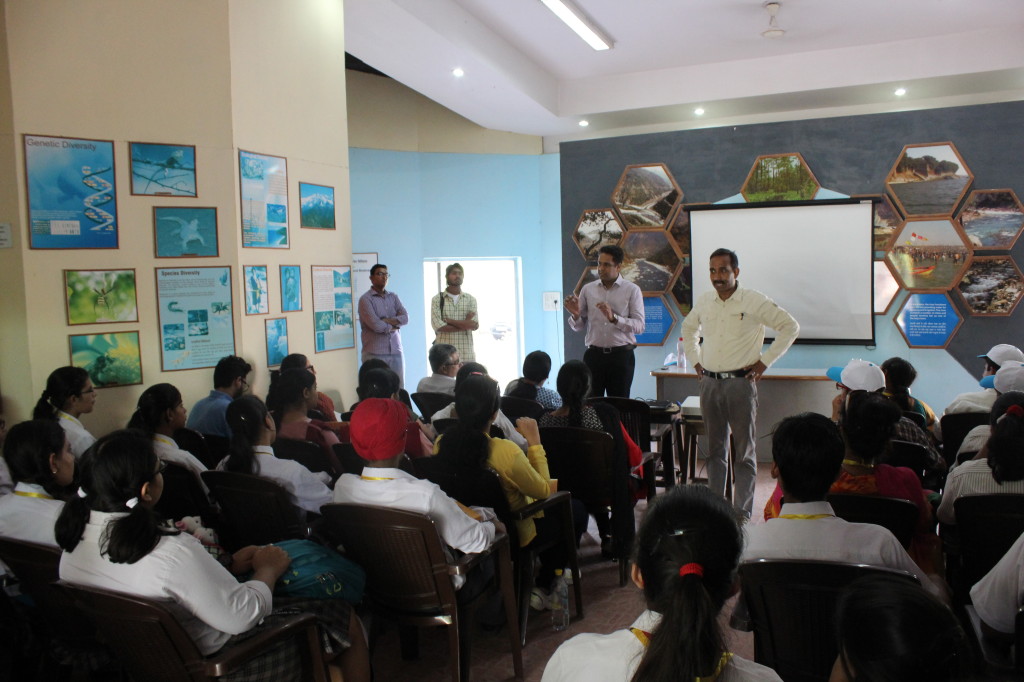 Experts interacted with school students