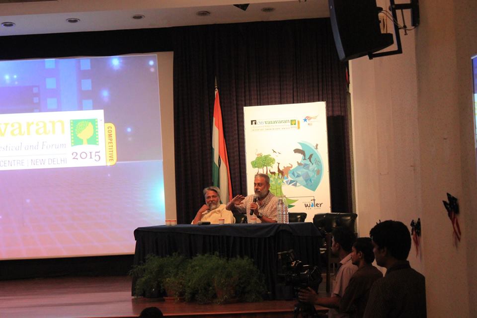 Mr Rajendra Singh and Mr Krishnendu Bose spoke on the importance of films in conservation. 